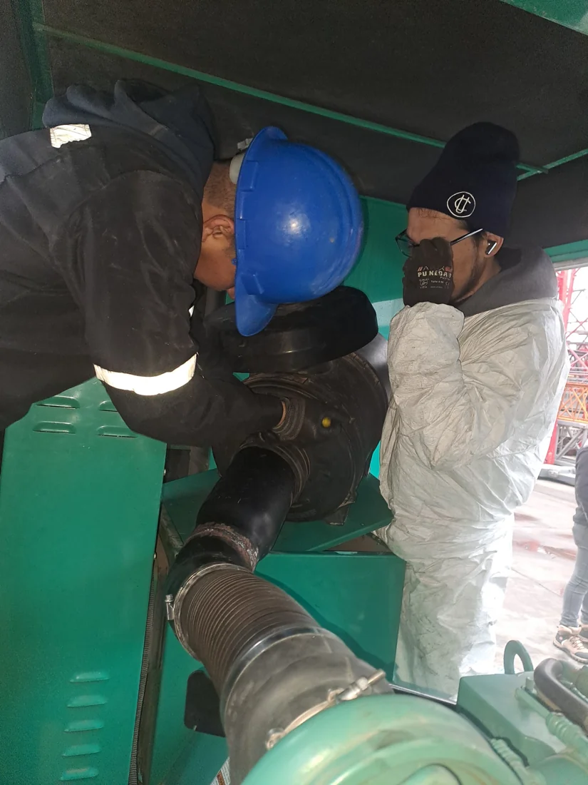 Instalación de bombas de agua